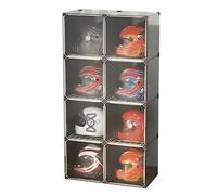 Vitrina Para Cascos Gabinete De Almacenamiento De Cascos De Motocicleta, Acrílico Caja Cuadrada Caso Armario De Protección Cubierta De Almacenamiento ColeccionesPara Ropa, Bolsas, Libros ( Color : Bla