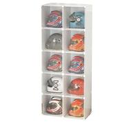 Vitrina Para Cascos Gabinete De Almacenamiento De Cascos De Motocicleta, Acrílico Caja Cuadrada Caso Armario De Protección Cubierta De Almacenamiento ColeccionesPara Ropa, Bolsas, Libros ( Color : Whi