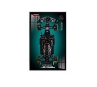Vitrina para coche de carreras L-E*G-O 42171 F1, L-E*G-O exhibición montada en la pared, regalo (solo tablero de pared, sin modelo) (tira de luz) (A,Basics)