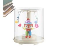 Vitrina para coleccionables: vitrina apilable de figuras, 1 acrílica transparente a prueba de polvo con niveles, accesorios de escritorio, transparente para estantes de dormitorio y colecciones