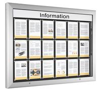 Vitrina para interiores y exteriores formato apaisado