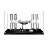 Vitrina para LEGO 21321 Modelo Estación Espacial Internacional, Transparente, Cubierta de Exhibición a Prueba de Polvo (Modelo no Incluido) (A)