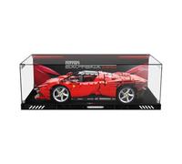 Vitrina para Lego 42143 Ladrillos de construcción de coches de carreras, caja de exhibición acrílica a prueba de polvo, caja protectora para almacenamiento y organización (solo caja) 63 x 33 x 22 cm