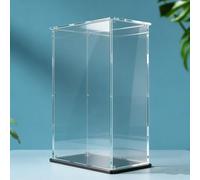 Vitrina para Lego 43263 Castillo de La Bella y la Bestia - Caja acrílica con protección UV, solución de almacenamiento a prueba de polvo para modelos de coleccionista (vitrina) (B) (transparente)