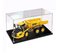 Vitrina para LEGO Technic 6x6 Volvo Articulated Hauler 42114 - Cubierta transparente y a prueba de polvo (modelo no incluido) (A)