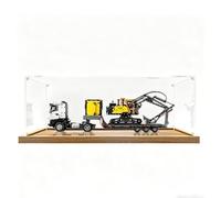 Vitrina para LEGO Technic Volvo FMX Truck & EC230 Electric Excavator (Set 42175) - Cubierta transparente y a prueba de polvo (modelo no incluido) (A)