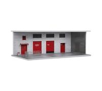 ＡＷＨＡＯ Vitrina para maquetas de Coches a Escala 1/64, con Escena de Aparcamiento, apilable y Luces LED. Modelo de en Miniatura para coleccionistas de, C