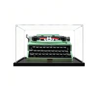 Vitrina para máquina de escribir LE*GO 21327 - Vitrina acrílica / cubierta protectora transparente / caja de almacenamiento a prueba de polvo (negro, 2 mm)