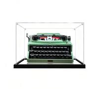 Vitrina para máquina de escribir LE*GO 21327 - Vitrina acrílica / cubierta protectora transparente / caja de almacenamiento a prueba de polvo (acabado espejo, 2 mm)