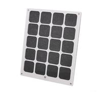 Vitrina para medallas e insignias fabricada con materiales acrílicos y fieltro que ofrecen un almacenamiento seguro y una manera elegante de mostrar colecciones (blanco grande)