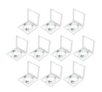 Vitrina para Monedas, 10 Unidades, de exposición, Expositor Flotante 3D, Soporte para Joyas, medallones, Monedas de desafío