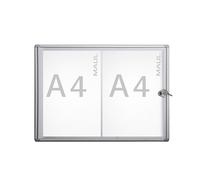 Vitrina, profundidad exterior 27 mm MAUL, altura exterior 350 mm