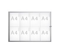 Vitrina, profundidad exterior 27 mm MAUL, altura exterior 655 mm