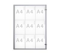 Vitrina, profundidad exterior 27 mm MAUL, altura exterior 963 mm