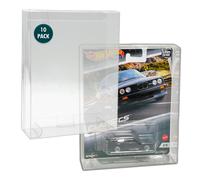 Vitrina protectora MALKO Hot Wheels para coches de fundici n premium - Paquete de 10 | Requiere montaje