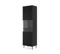 Vitrina ravenna b 60x42x215 negro