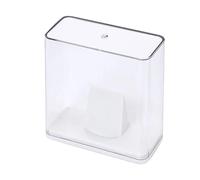Vitrina transparente - Caja de exhibición transparente | Organizador resistente al polvo con cubierta transparente, soporte para tarjetas con tapa transparente, estuche de coleccionista, caja de