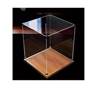 Vitrina transparente, La caja de acrílico proporciona exhibición y almacenamiento for objetos coleccionables en varios tamaños(W15cm(6") xD15cm(6") xH15cm(6"))