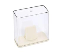 Vitrina Transparente - Organizador Compacto, a Prueba de Polvo de Pet de 4,13 x 1,88 x 4,13 Pulgadas, Soporte para Vitrina Vertical | Soporte para exhibición de Placa para Sala de exposición de