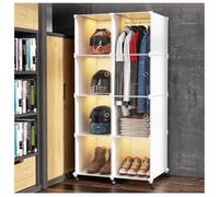 Vitrina Transparente Para Cascos De Motocicleta, Armario Móvil Para Zapatos Y Abrigos Con Ruedas, Soporte Organizador Apilable De Plástico En Forma De Cubo, Para Proteger Cascos(111x39x188 cm)