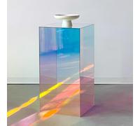 Vitrinas acrílicas para coleccionables, multicolor, de 5 lados, expositores de postres y manualidades, 30 x 30 x 80 cm, perfectas para decoración del hogar y venta al por menor.