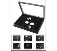 Vitrinas Set De Conchas BLACK 12x 87x90x43mm Safe 5675 400x300x55 Mm