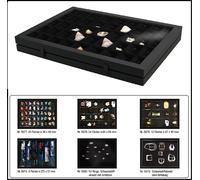 Vitrinas Setzkasten Minerales BLACK 45X 36X 49X 43Mm Safe 5677 400X300X55 Mm