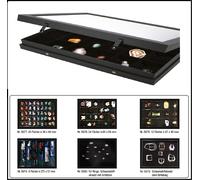 Vitrinas Set De Minerales BLACK 24X 65X58X43Mm Safe 5676 400X300X55 Mm
