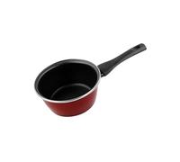 VITRINOR Pimienta Roja, Cazuela 20 cm, antiadherente reforzado, inducción, acero esmaltado, calentamiento rápido, exterior rojo