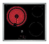 Balay 3EB715XR Placa Vitroceramica 3 Zonas Negro con Marco de Acero Inoxidable