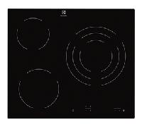 VITROCERAMICA INDEPENDIENTE ELECTROLUX EHF6232IOK 3 ZONAS COCCION ANCHO 60 CM EHF6232IOK