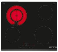 VITROCERAMICA INDEPENDIENTE RADIANTES BOSCH PKF631FP3E 4 ZONAS COCCION ANCHO 60 CM