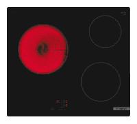 Bosch Serie 2 PKM61RAA8E hobs Negro Integrado 60 cm Cerámico 3 zona(s)