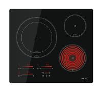 VITROCERAMICA INDEPENDIENTE RADIANTES CATA TDM 6003 BK 3 ZONAS COCCION ANCHO 59 CM TDM 6003 BK