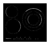 VITROCERAMICA INDEPENDIENTE RADIANTES INFINITON VIT3P54W 3 ZONAS COCCION ANCHO 60 CM