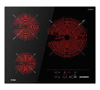Teka TBC 63620 - Vitrocerámica de 3 fuegos Ø 27, 18 y 14 cm