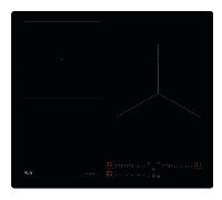 vitroceramica induccion aeg ti63iq10ib 3 zonas coccion ancho 60 cm