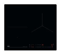 VITROCERAMICA INDUCCION AEG TO63IQ0BIB 3 ZONAS COCCION ANCHO 60 CM TO63IQ0BIB