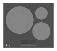 VITROCERAMICA INDUCCION BALAY 3EB967AH 3 ZONAS COCCION ANCHO 60 CM 3EB967AH