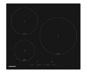 vitroceramica induccion daewoo bh6isf31bnm-es 3 zonas coccion ancho 60 cm