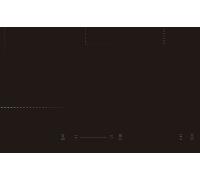 vitroceramica induccion sauber serie 7-8000 flex ancho 60 cm