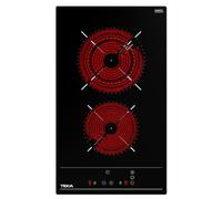 Teka TBC 32010 TTC Placa Vitrocerámica Modular 2 Zonas 30cm Negra
