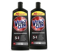 Vitroclen - Limpiador de Vitrocerámica Crema, Pack 2x450 ml, Limpieza Profunda, Desengrasante, Brillo Superior