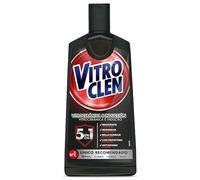Vitroclen Limpiador de Vitrocerámica en crema, Acción protectora y desengrasante, 200 ml