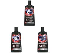 Vitroclen Limpiador de Vitrocerámica en crema, Acción protectora y desengrasante, 200 ml (Paquete de 3)