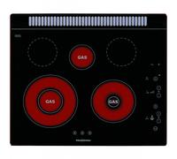 Vitrokitchen 101TGB Encimera Vitrocerámica a Gas 5 Zonas Negra