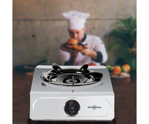 Vitrokitchen - 160IB hobs Acero inoxidable Encimera Encimera de gas 1 zona(s)