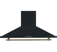 Vitrokitchen CD651R De pared Negro 400m³/h - Campana (400 m³/h, Canalizado, De pared, Negro, 28 W, 2 bombilla(s))