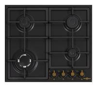 Vitrokitchen EN63RN - Encimera de gas natural 4 quemadores con Wok