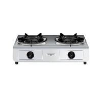 Vitrokitchen Ciclon 265IN Hornillo Doble de Gas Natural Acero Inoxidable